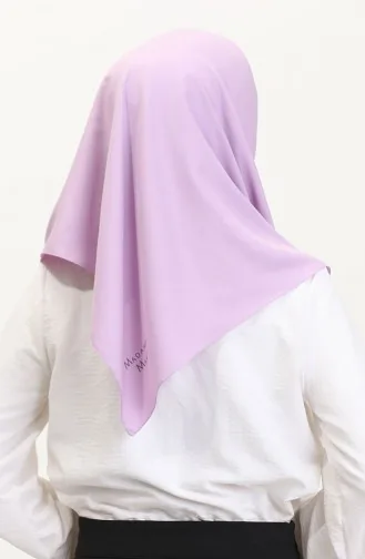 Düz Twill Eşarp 19096-07 Açık Lila