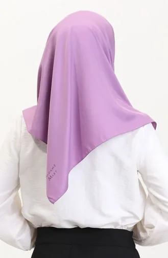 Düz Twill Eşarp 19096-08 Lila