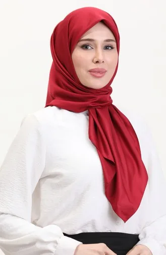 Effen Twill Sjaal 19096-10 Bordeauxrood 19096-10
