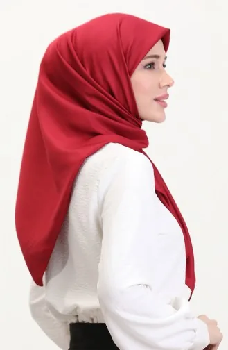 Effen Twill Sjaal 19096-10 Bordeauxrood 19096-10