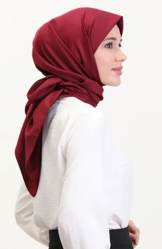 Écharpe En Sergé Uni 19096-11 Bordeaux Foncé 19096-11