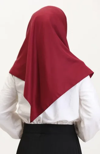 Écharpe En Sergé Uni 19096-11 Bordeaux Foncé 19096-11