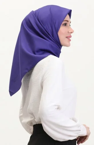 Düz Twill Eşarp 19096-12 Saks