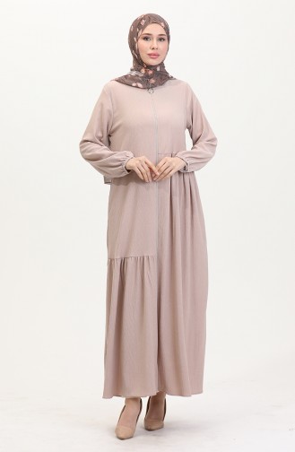 عباءه أسود فاتح 1027-08
