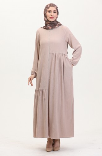 عباءه أسود فاتح 1027-08