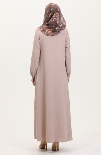 عباءه أسود فاتح 1027-08