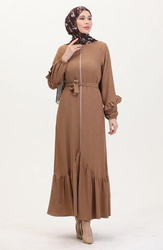 Milk Coffee Abaya 1059-01