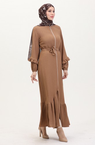 Milk Coffee Abaya 1059-01