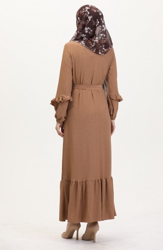 Milk Coffee Abaya 1059-01