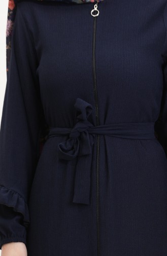 Navy Blue Abaya 1059-02