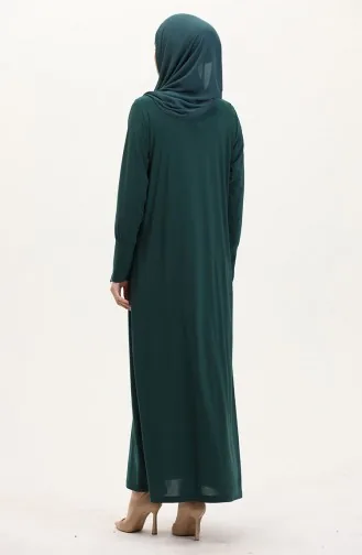 Sandy Fabric Stone Avondjurk 0020-01 Smaragdgroen 0020-01