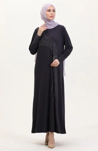 Sandy Fabric Stone Avondjurk 0020-03 Rook 0020-03