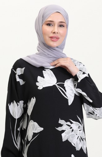 Robe Hijab Noir 0016-04