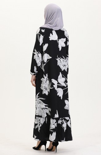 Robe Hijab Noir 0016-04