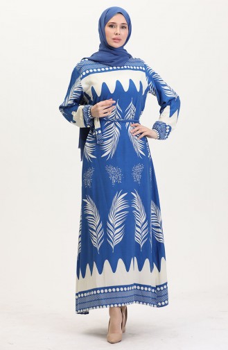 Robe Hijab Indigo 0019-05