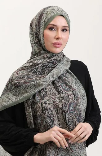 Karaca Baumwollschal Mit Ethno-Muster 81084-14 Grün 81084-14