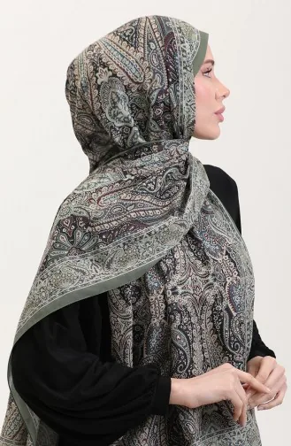 Karaca Baumwollschal Mit Ethno-Muster 81084-14 Grün 81084-14