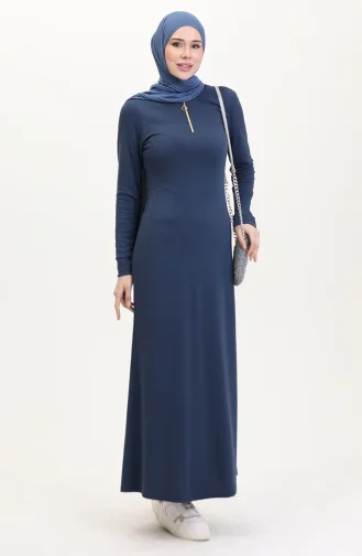 Zippered Sports Dress 7698-01 Indigo 7698-01