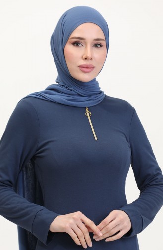 Robe Hijab Indigo 7698-01