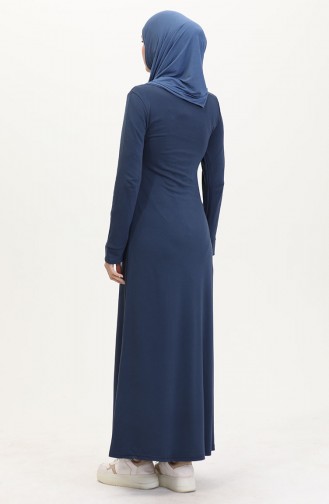 Robe Hijab Indigo 7698-01