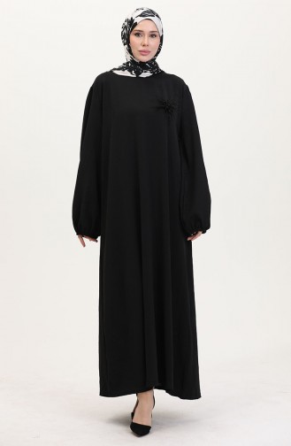 Black Hijab Dress 0017-01