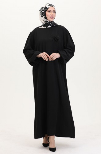 Black Hijab Dress 0017-01