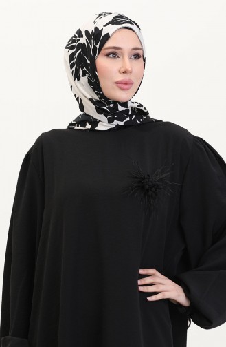 Black Hijab Dress 0017-01