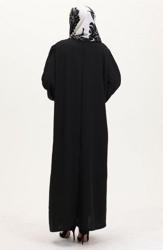 Black Hijab Dress 0017-01