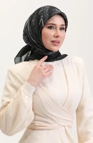 Etnik Kehribar Eşarp 70279-08 Haki