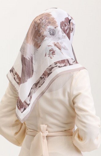 Kehribar Eşarp 70280-03 Kahverengi