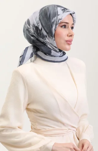 Kehribar Eşarp 70280-06 Füme