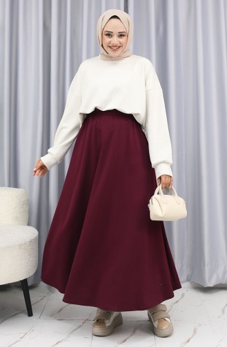 Claret Red Skirt 5578-02