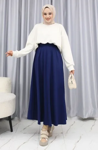 تنورة من قماش أويشو 5578-05 أزرق داكن 5578-05