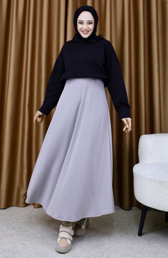Gray Skirt 5578-07