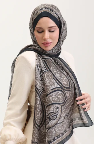 Châle Ethnique En Ambre 70278-05 Vert émeraude 70278-05