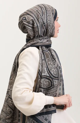 Châle Ethnique En Ambre 70278-05 Vert émeraude 70278-05