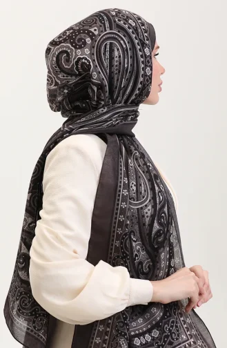 Etnische Amber Sjaal 70278-08 Grijs 70278-08