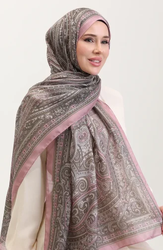 Châle Ethnique En Ambre 70278-11 Poudre 70278-11