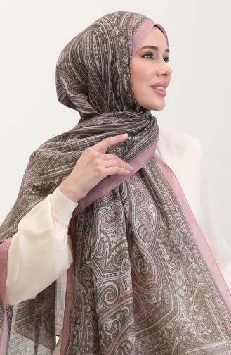 Châle Ethnique En Ambre 70278-11 Poudre 70278-11