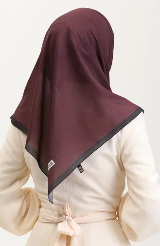 وشاح كاراكا القطني المنقوش العرقي 81078-11 أحمر قرمزي أسود 81078-11