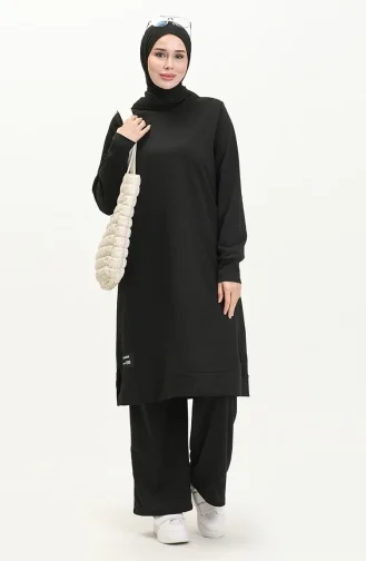 Tweedelige Tuniek En Broekset 0001-01 Zwart 0001-01