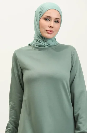 Tweedelige Tuniek En Broekset 0001-03 Amandelgroen 0001-03