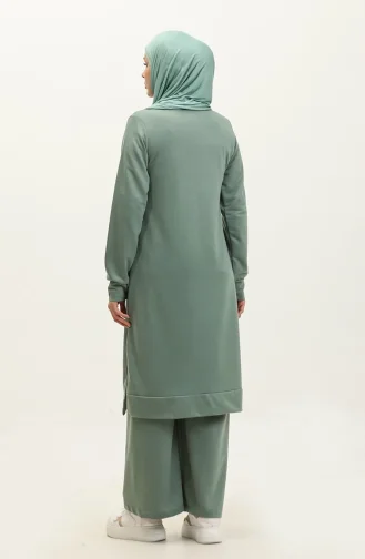 Tweedelige Tuniek En Broekset 0001-03 Amandelgroen 0001-03