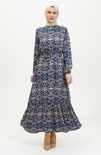 Robe Hijab Bleu Marine 0010-03
