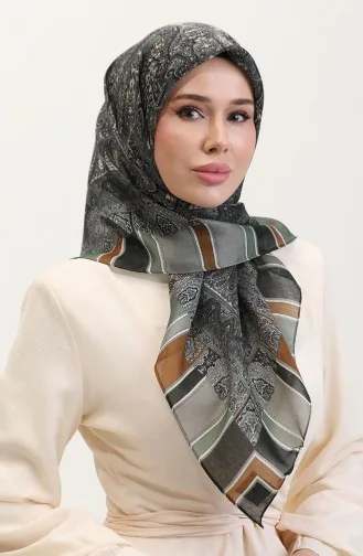 وشاح كهرمان عرقي 70276-11 أخضر زيتوني 70276-11
