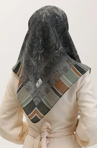 وشاح كهرمان عرقي 70276-11 أخضر زيتوني 70276-11