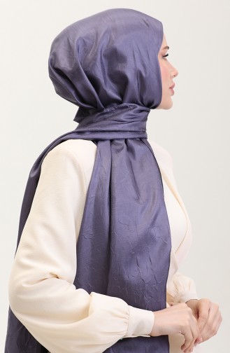 Berlin Şal 81082-07 Açık Lacivert