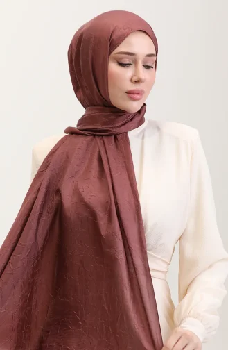 Berlin Şal 81082-12 Koyu Kahverengi