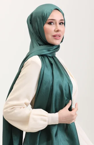 Berlin Şal 81082-20 Zümrüt Yeşili