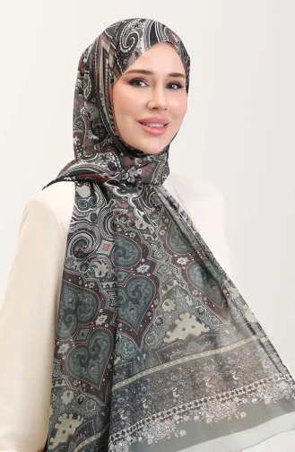 Karaca Etnik Desenli Koton Şal 81086-01 Mint Yeşili 81086-01